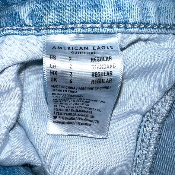 Women’s American Eagle size 2 Ne(x)t level stretch skinny jeans - Picture 3 of 5